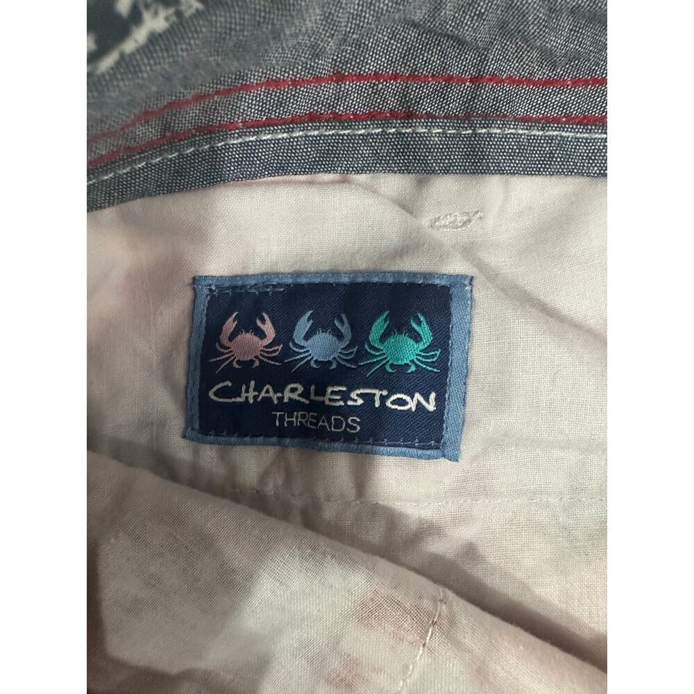 Charleston Threads Mens “Country First” Shorts. Button With Drawstring. Size 38 - Picture 3 of 5